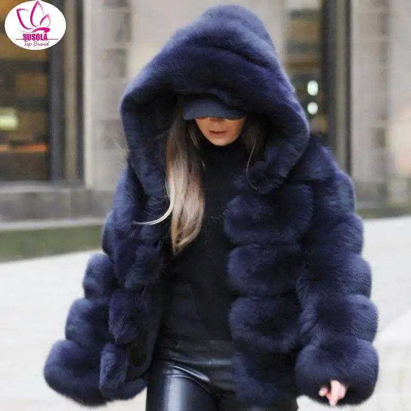 

XS-4XL Mink Coats Women Lady Winter Top Trend Pink FAUX Fur Coat Elegant Thick Warm Outerwear Fake Fur Jacket Chaquetas Mujer