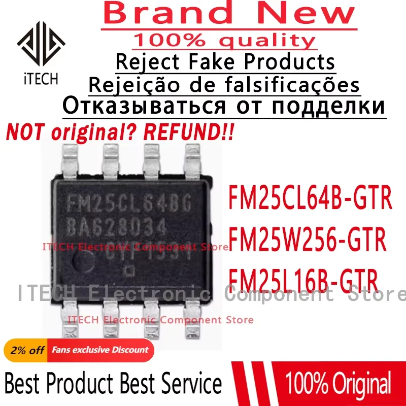 10Pcs/Lot FM25CL64B…