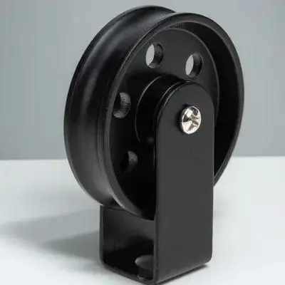 

Retro Black Pulley Wheel for Pendant Lamp Vintage Iron Wheel Lighting Accessories Wall Lamp Decorative Durable Easy Install