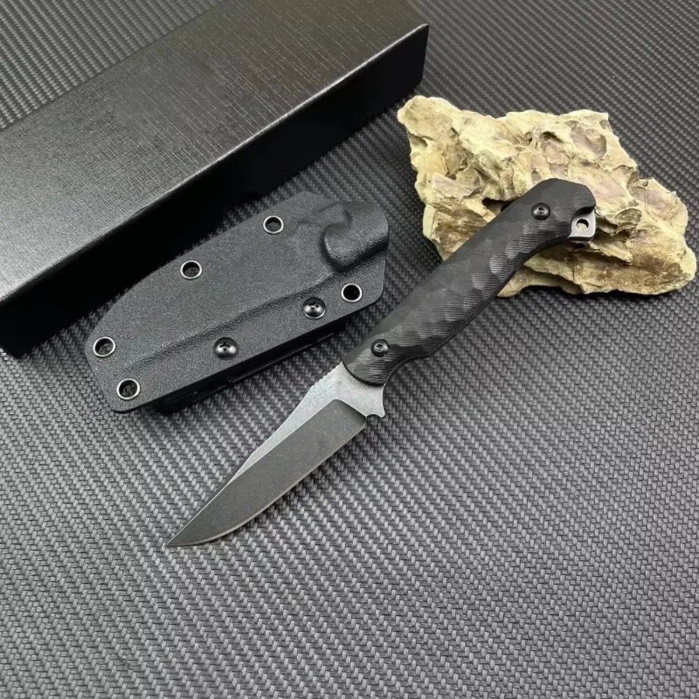 

Уличный фиксированный нож с лезвием из стали 9Cr13Mov и рукоятью G10 – полезный портативный прямой нож для походов и активного отдыха