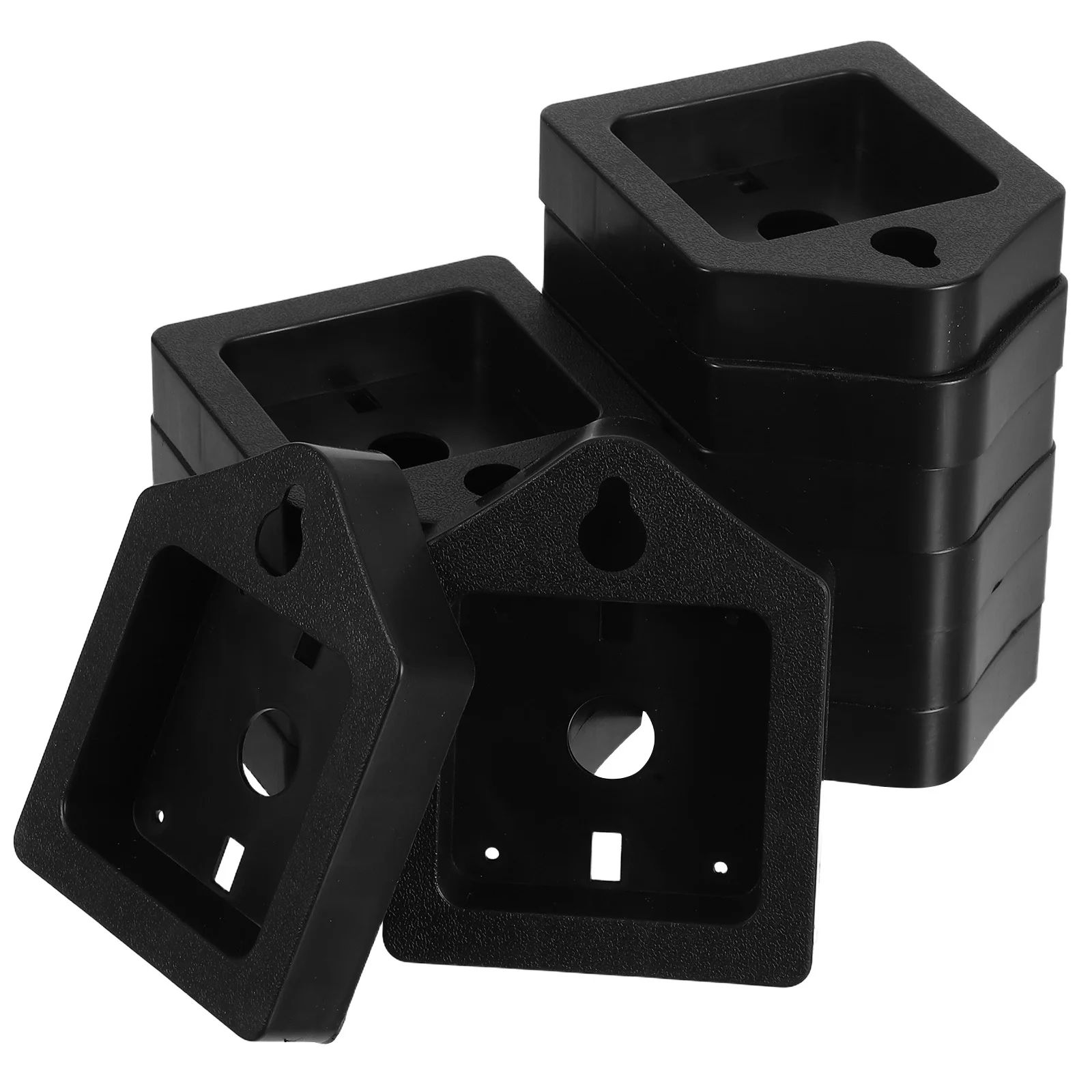 

12Pcs Quartz Clock Back Covers Plastic Replacement DIY Movement Mechanism Parts Home Office Timekeeping Back Panels