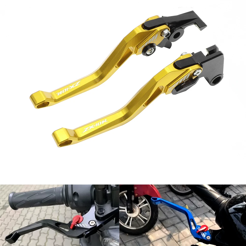 

Motorcycle Lever For Kawasaki ZX10R ZX-10R 2006-2010 2011 2012 2013 2014 2015 Brake Clutch Levers CNC Billet Aluminum Handles