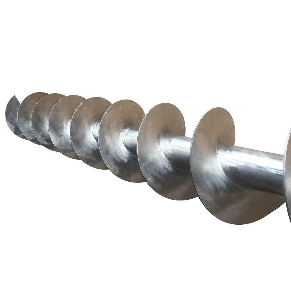 Custom Stainless Steel Screw Conveyors — Industrial Material Handling Equipment for the Food, Chemical and Construction Materia