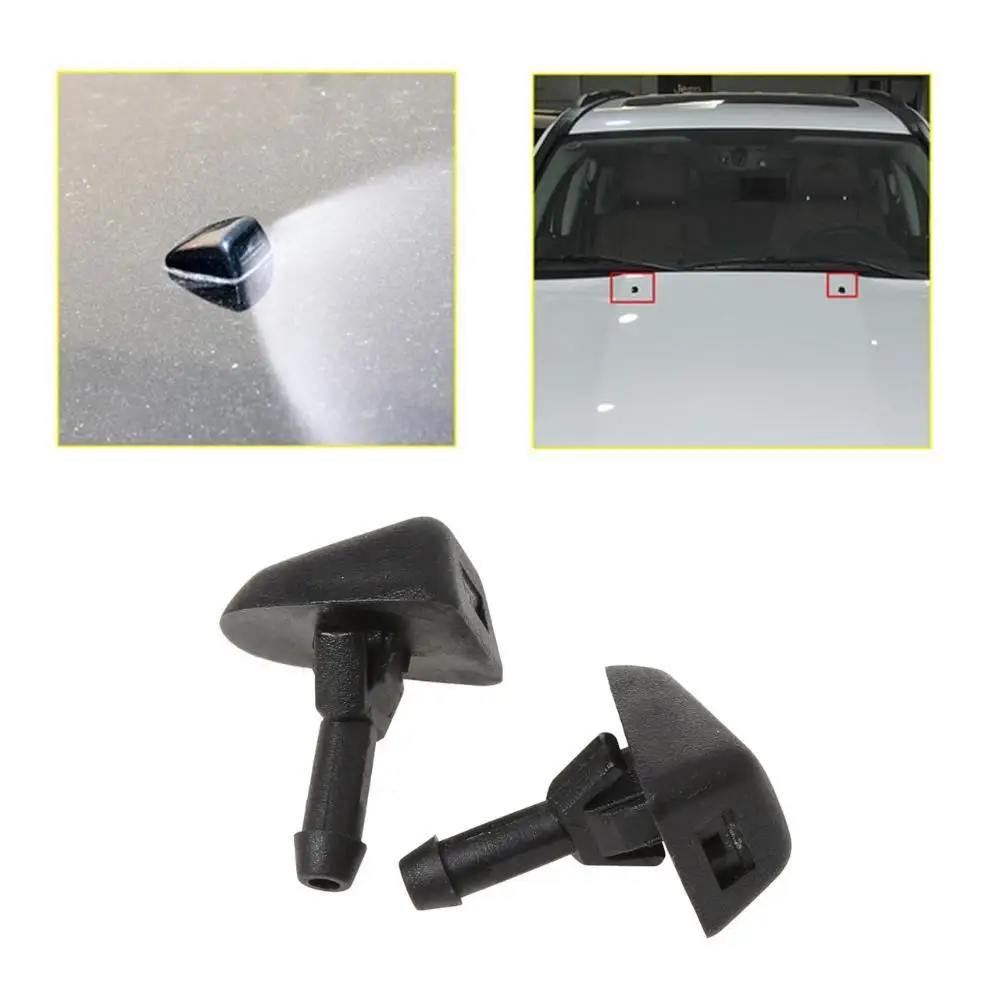 2Pcs/lot Front Windshield Wiper Washer Jet Nozzle For Volvo C30 V40 S40 V50 C70 S70 S80 XC70 XC90