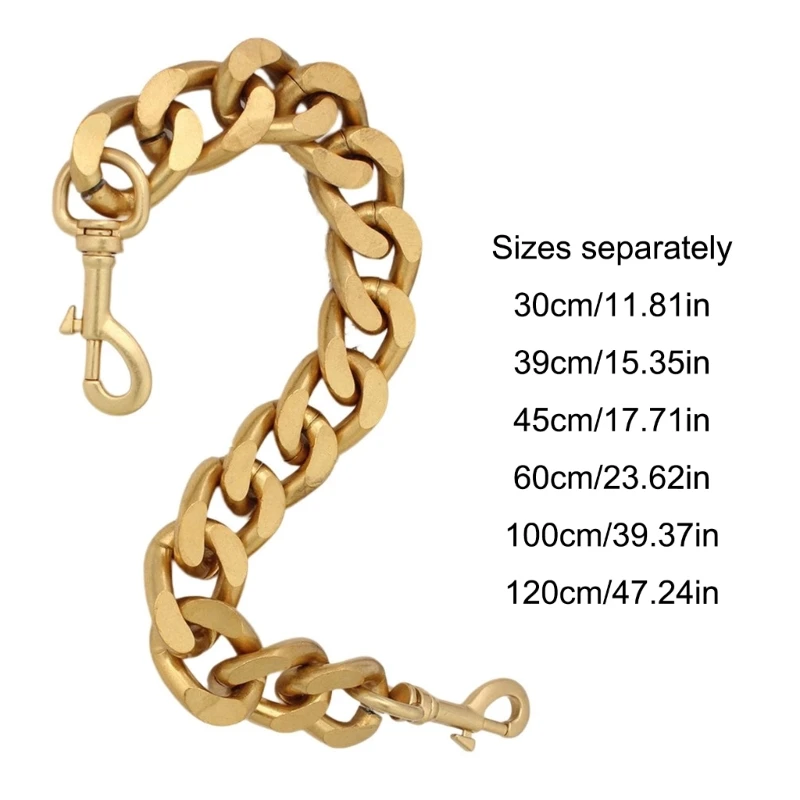 634C Thick Handbag Chain Strap Extender Shoulder Bag Chain Bag Replacement Straps