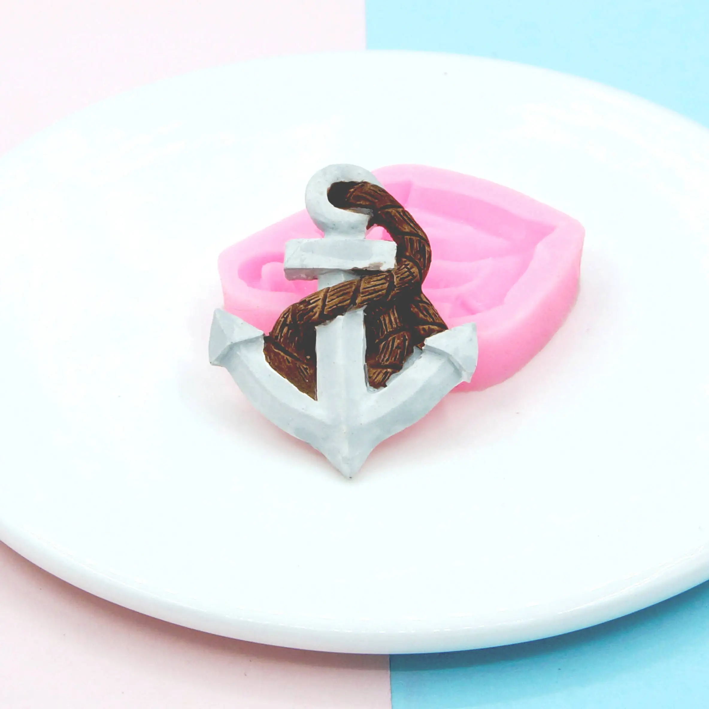 Rudder Silicone Mold Chocolate Fudge Cake Decorative Fontaine Sailor Sailboat Form Cookies Baking