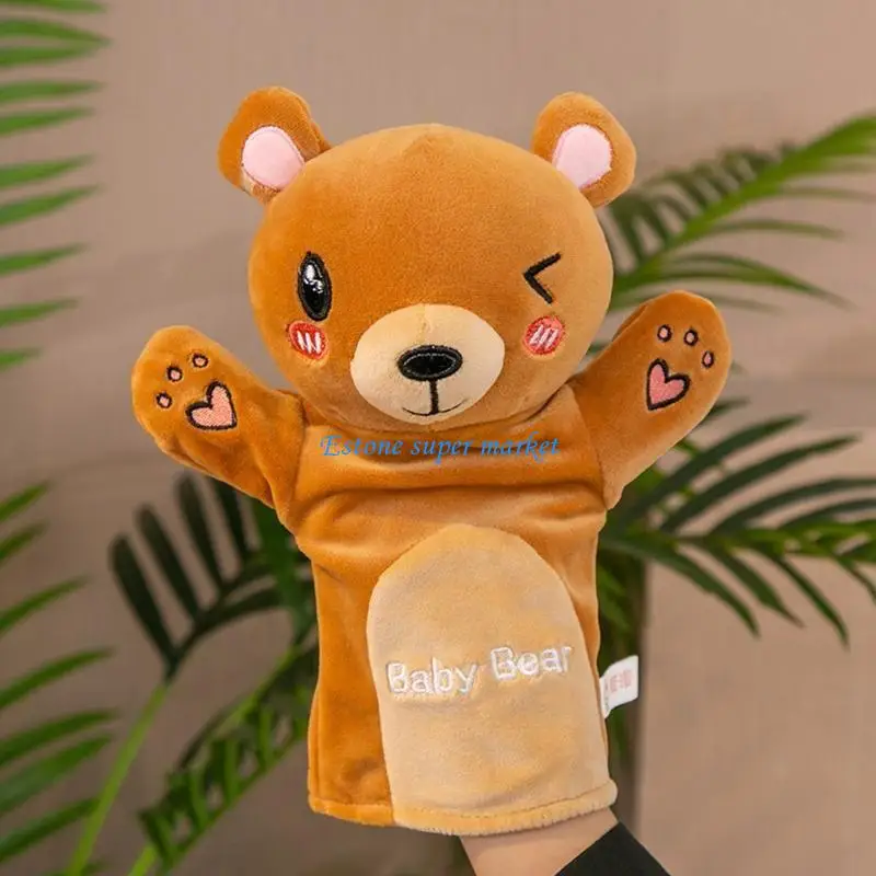 

090B 11.for 81'' Children Hand Puppet Plush Finger Puppet Telling Story for Doll Toy Interaction Toy Gift for Children K