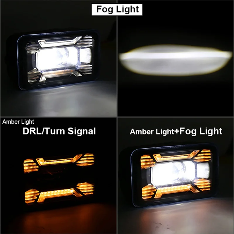 

12V LED Fog Lights Fog Lights Assembly For Ford F150 2015-2020 Front Bumper Fog Lamps