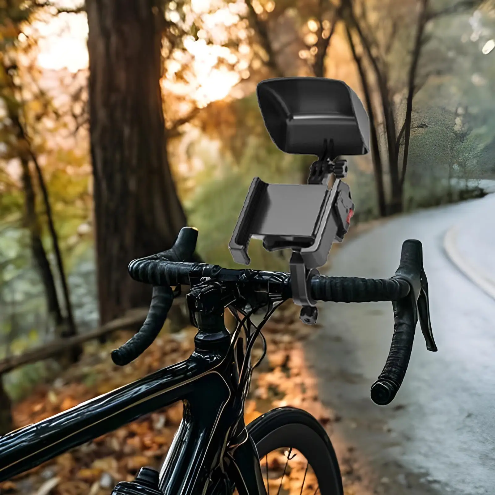 

Phone Holder For Bike 360 Degree Rotatable Cellphone Stand Anti-Shake Waterproof Handlebar Cellphone Holder For Mountain Biking