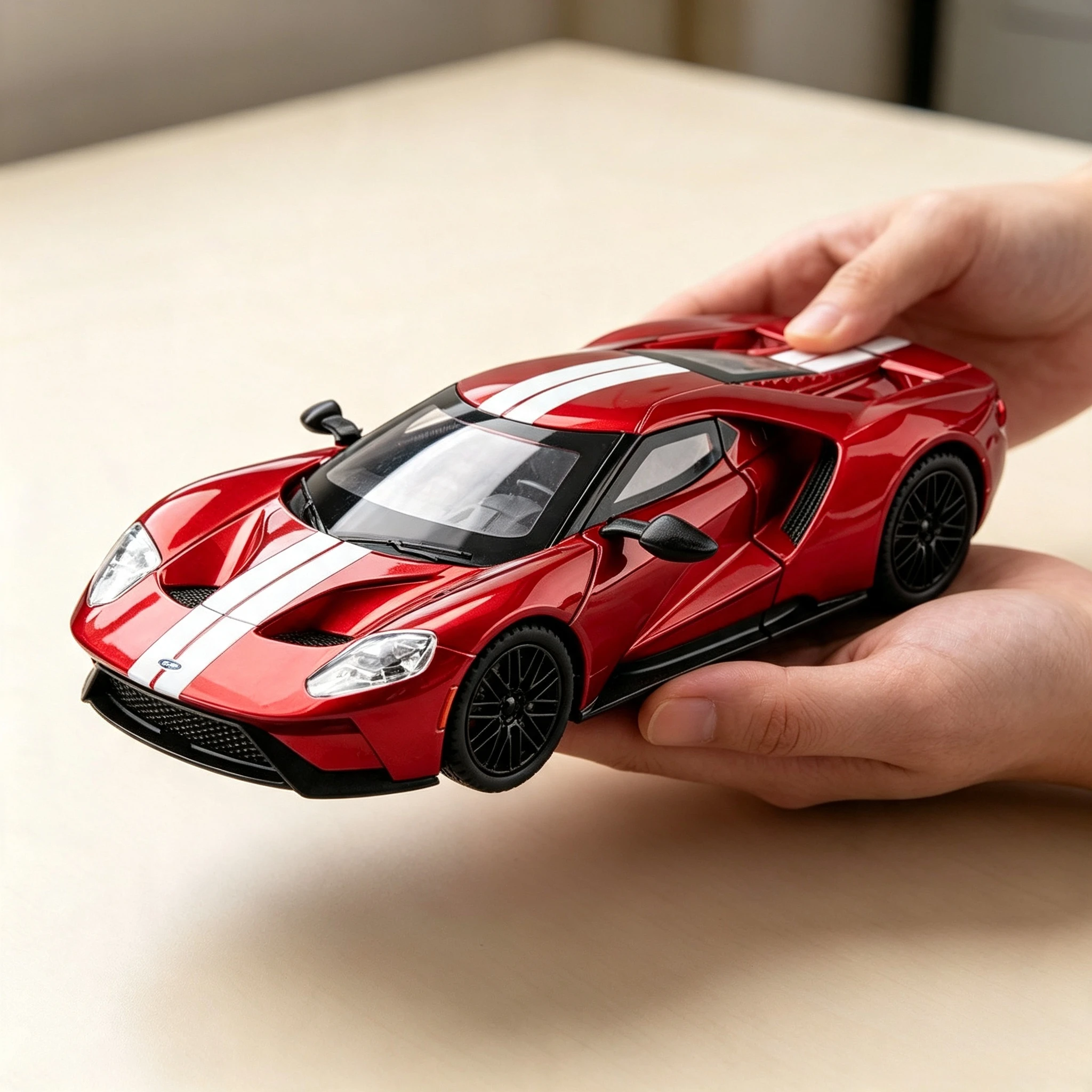 1:24 GT Supercar Alloy Metal Diecast Model Car Home Trendy & Desktop Display Ornaments Birthday Gifts