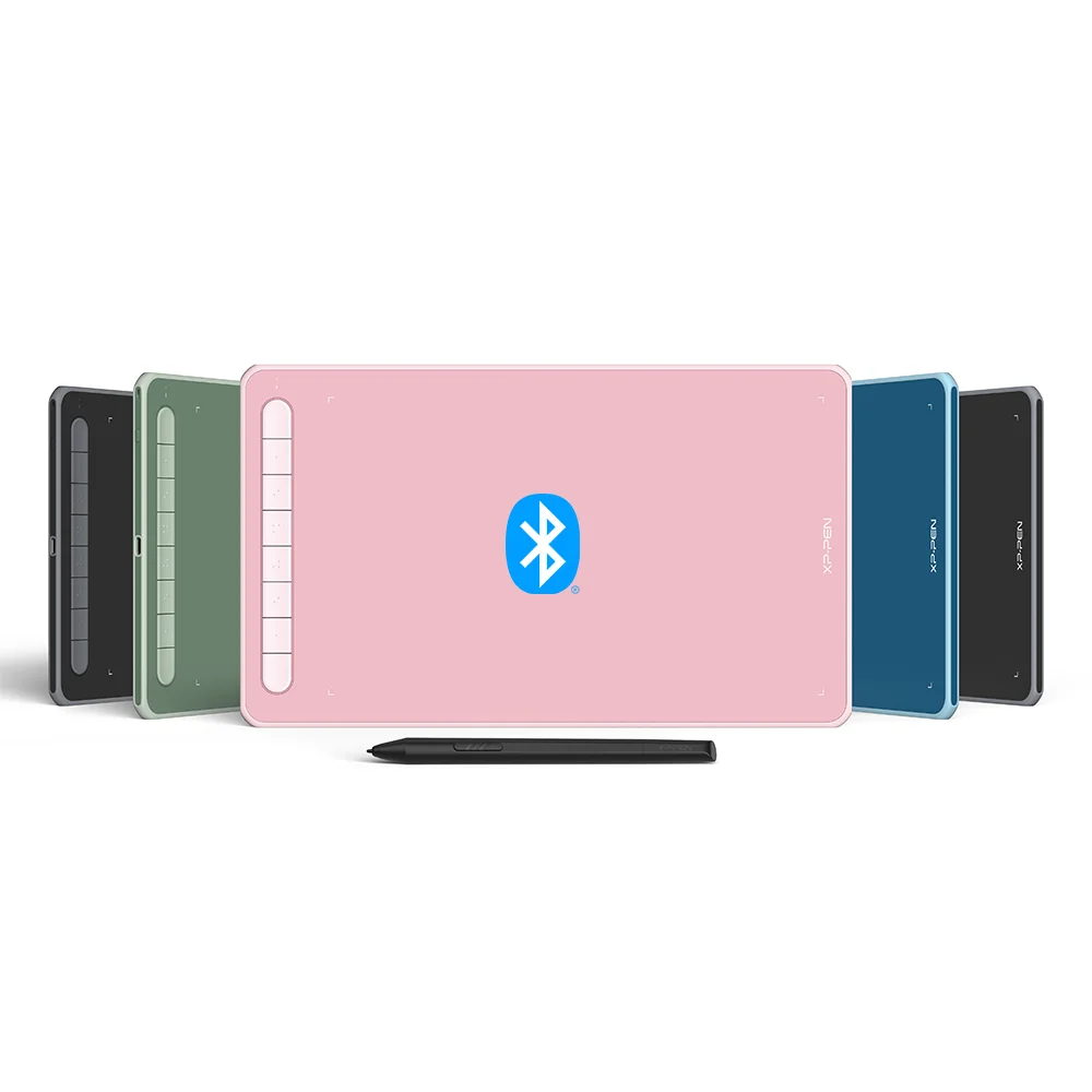 XPPen-Tablet de Desenho Digital Sem Fio, Deco MW LW Tablet Gráficos, Bluetooth V5.0, Suporte USB
