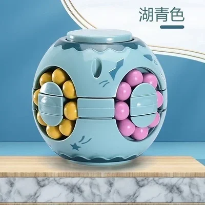 Doigt pour enfants petit haricot magique hamburger cube magique jouet boule magique cube magique gyroscope rotation du bout des doigts Cube magique haricot magique