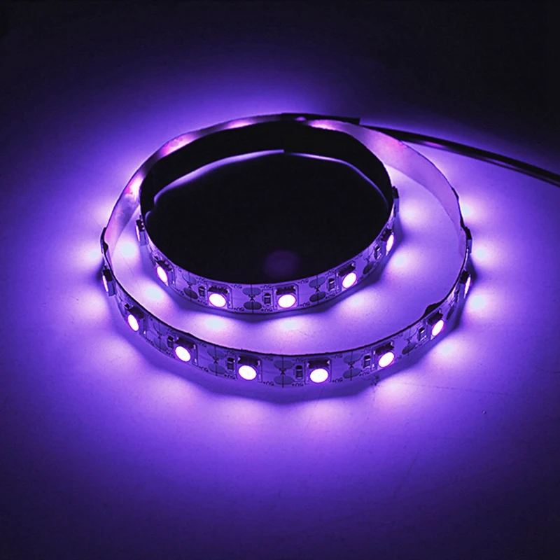 2PCS UVC Germicidal Disinfection Light Bar 5V Bactericidal Lamp Mites Light Strips LED Strip Light, 50X1cm & 100X1cm