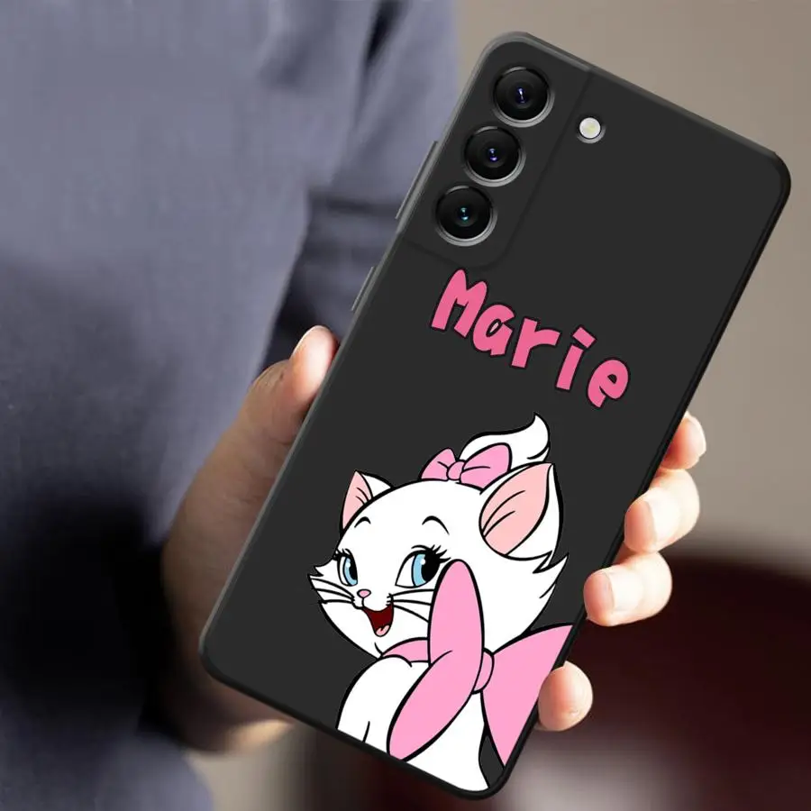 Чехол для телефона Disney Marie Cat для Samsung Galaxy A10 A20 A70 A02 A03 A30 A50 Core A04 A05 A06 s e A12 A15 A16 A13 A14 4G 5G