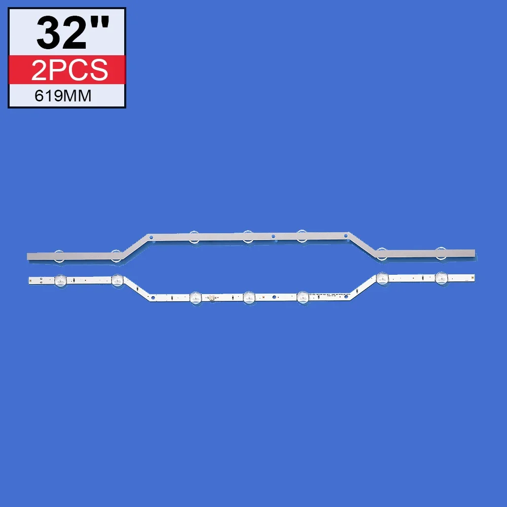 2pcs/set LED Backlight strip for UE32J5200AK UN32J5003 UE32J5000 UE32J5200 UE32J5270 UE32J5250 UE32J5205 V5DN-320SM1-R2
