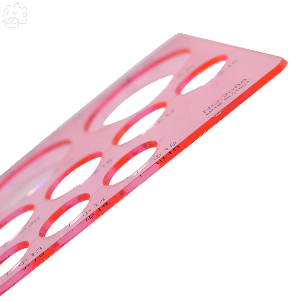 DIY Quilling Ruler Rulers Tool Circle Size Template Kit Origami Paper Craft Random Color