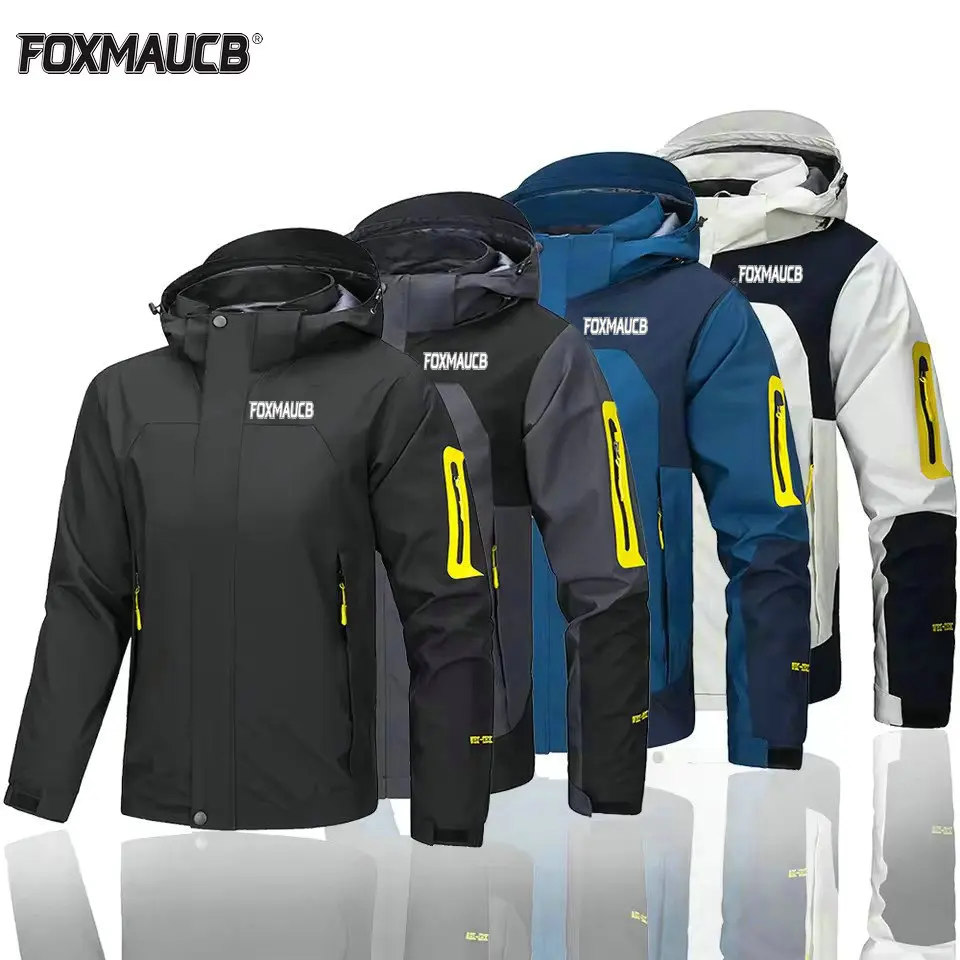 

FOXMAUCB Camping hiking Windbreaker Jacket Bicycle Coat Men Motorcycle Waterproof MTB Racing Jackets Chaqueta De Ciclismo Hombre