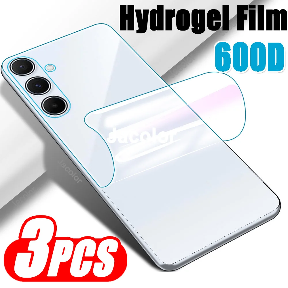 3PCS Back Cover Hydrogel Film For Samsung Galaxy A55 A35 A25 A15 5G A05S A05 Gel Protector A 55 35 25 Protective film Not Glass