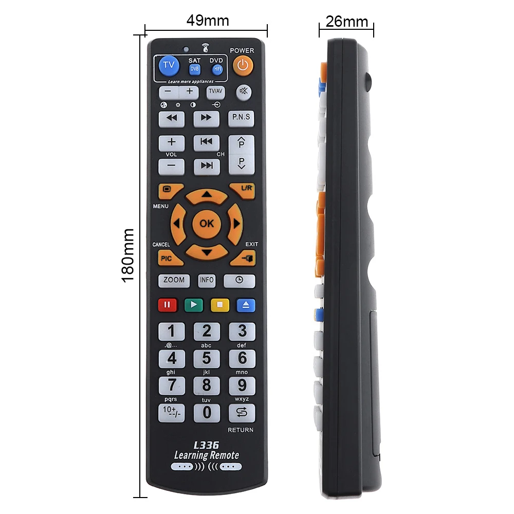 Универсальный пульт дистанционного управления для телевизора с большим расстоянием передачи и обучающим типом