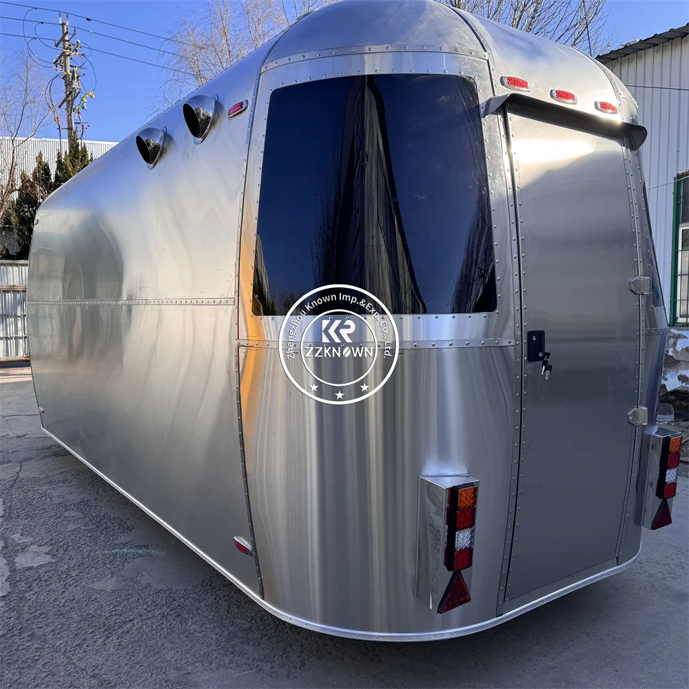 Customized Mobile Hot Dog Snack Trailer Ice Cream Cart Concession Coffee Ice Cream Fast Food Truck Fully Equipped view 3