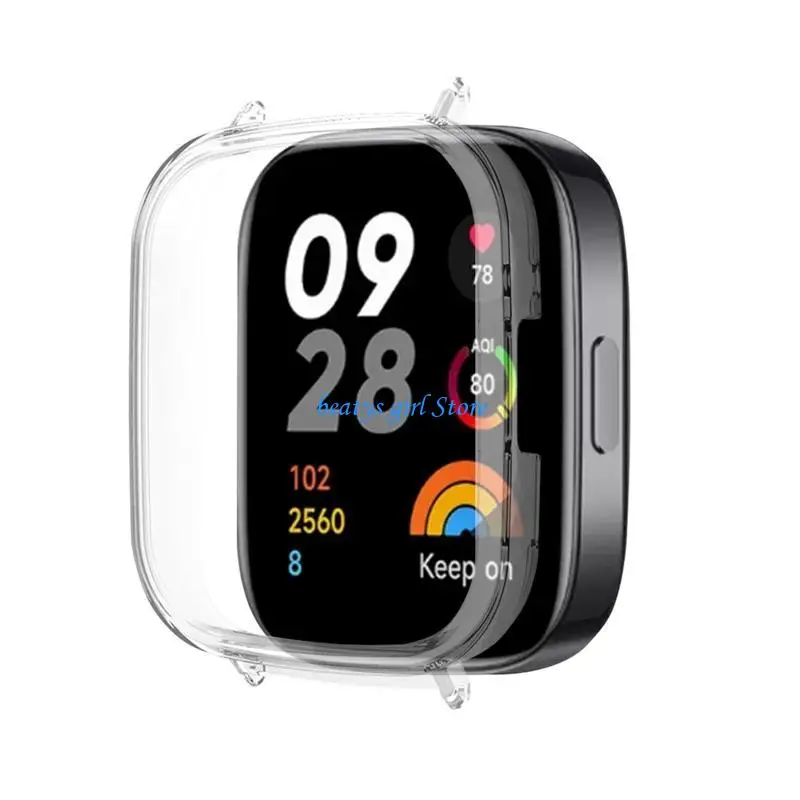 

C7AB Shockproof Screen Protector Sleeve Hard PC-Case Frame Housing Protective Cover Bumper-Shell Compatible for Watch 3 Watch