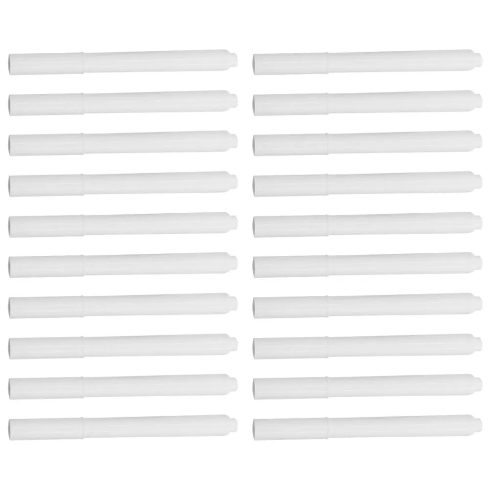 

20Pcs Dry Erase Markers White Water-Soluble Fine Tip Erasable for Whiteboards Glass Chalkboards Windows Reusable Writing Tools