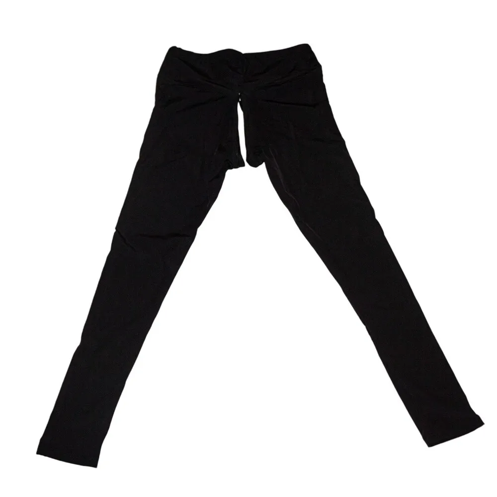 Pantalones de yoga de talla grande con cremallera invisible, mallas sexys de cintura alta, pantalones ajustados para mujer