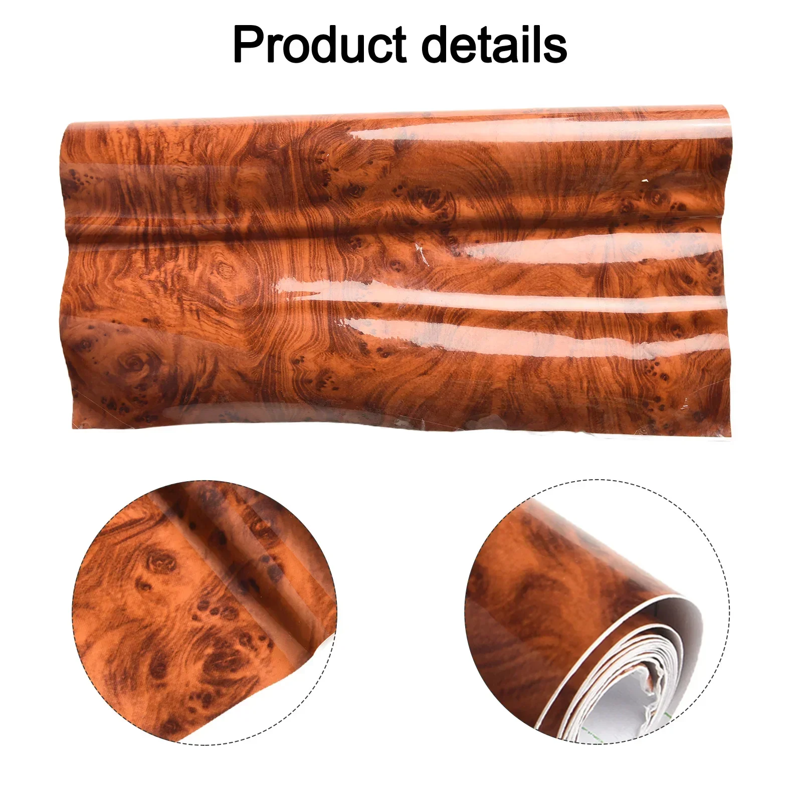 30x100cm Car PVC Self-Adhesive- Woods Grains Textured Cars Vinyl Wrap Films Car Internal Stickers DIY Film Car Interior Parts