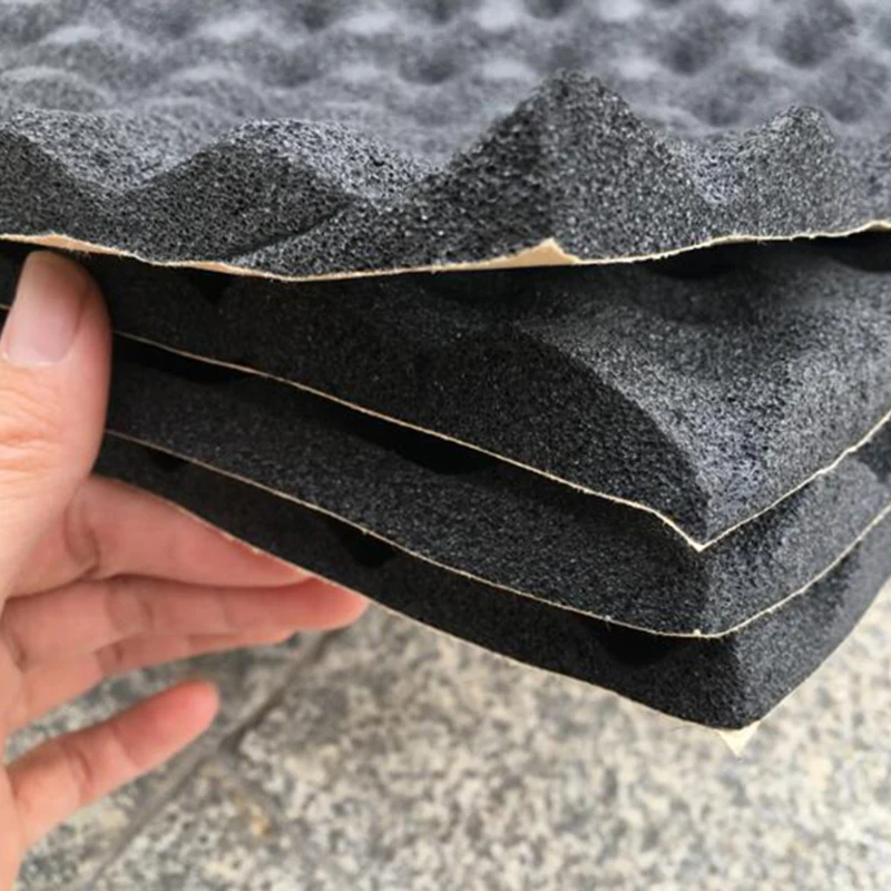 50x80cm 18mm Thick Car Sound Hot Deadener Mat Noise Proof Bonnet Insulation Deadening Hood Engine Heat Foam Cotton Sticker