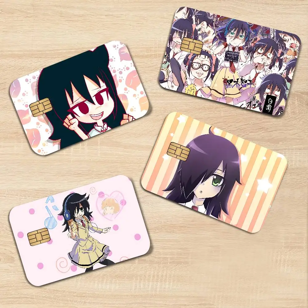 Cute K-Kuroki TomokoS Anime Young Creidt Card Debit Card Sticker Film Case Front Tape for Small Big Chip No Chip