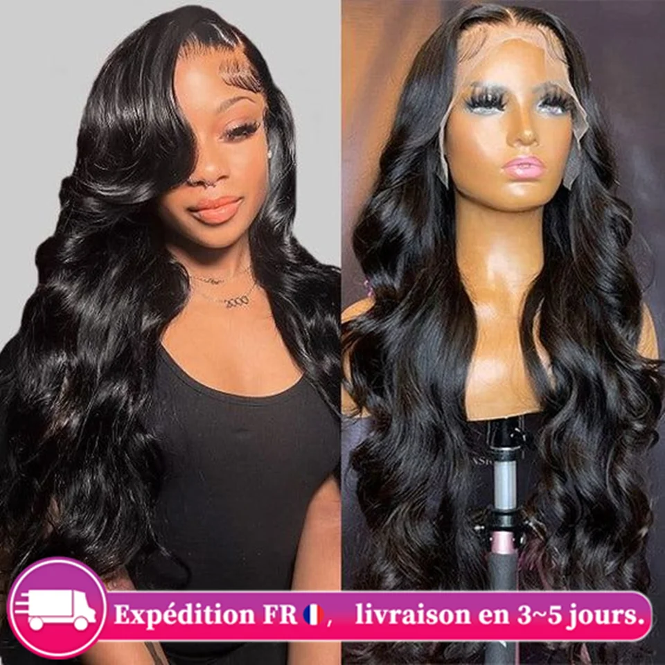 Body Wave Wig For Women Human Hair Brazilian Wigs 13x4 Lace Frontal Wig 4x4 Closure Wig Bleached Knots Natural Hairline Cikana