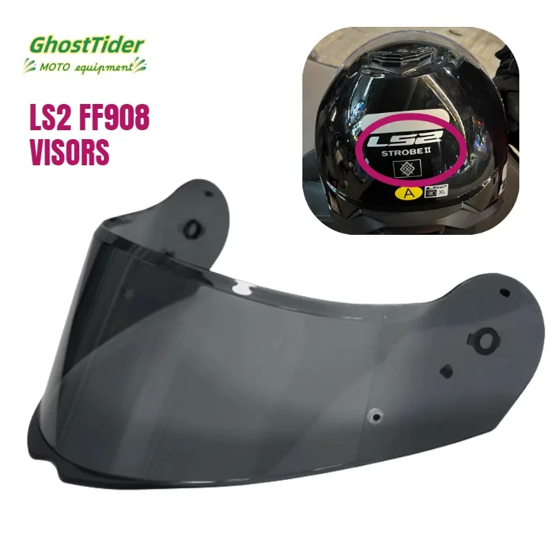

LS2 FF908 STROBE II Motorcycle Helmet Lens FF908 Helmet Color Visors Silver Lens Helmet Accessories