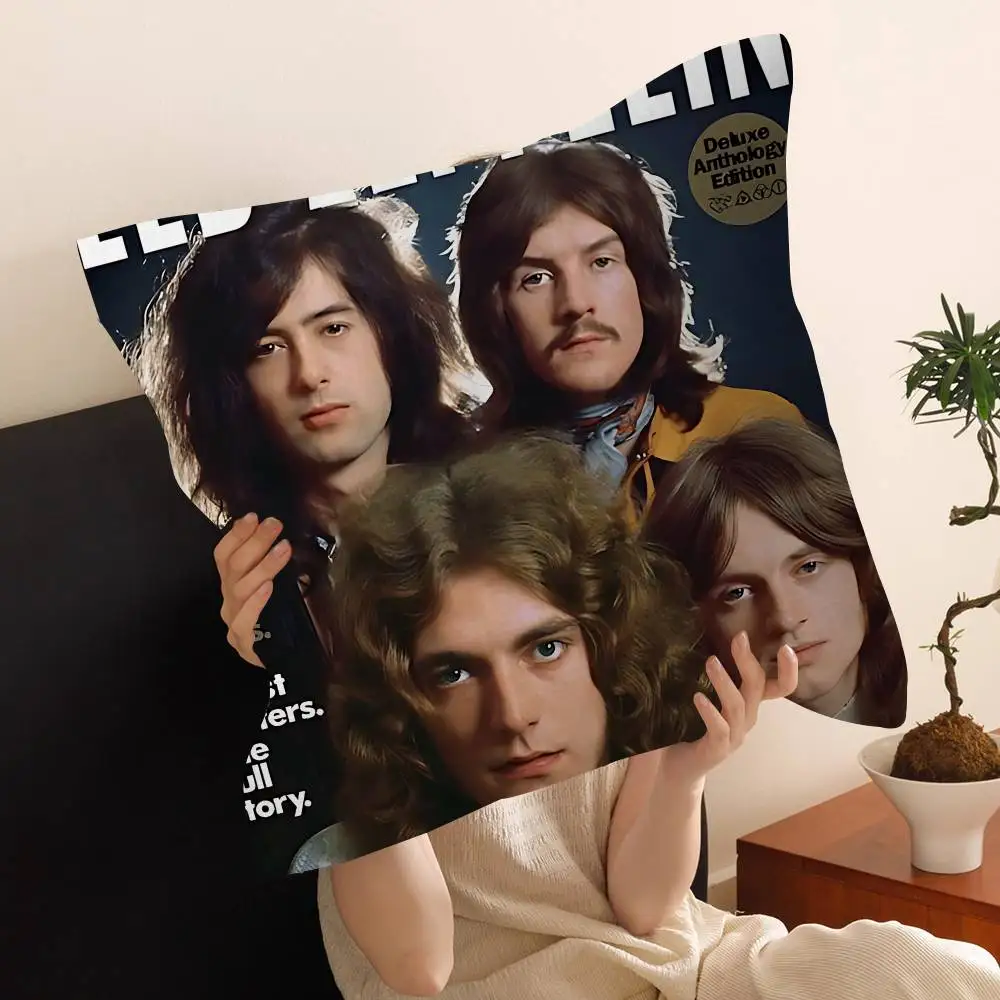 Cool L-Led Band Z-Zeppelin Cushion Cover Decorative Pillow Sofa Home Decor case pillow cases