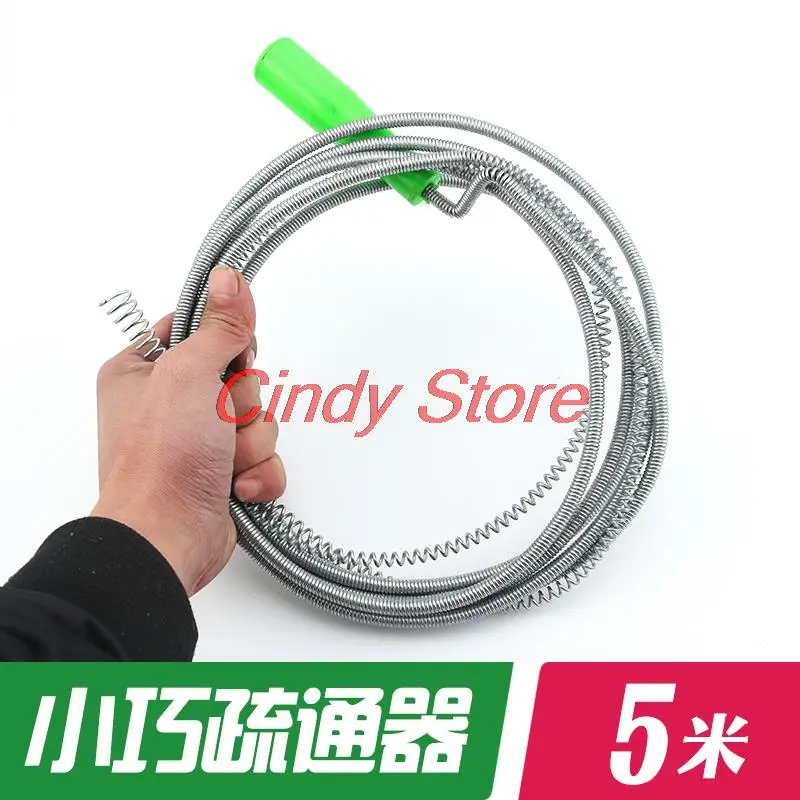 5 Meter Length Extension Spring Drain Cleaner, Wire Drain Snake Compression Spring, Drain Pipe Cleaner Supplier