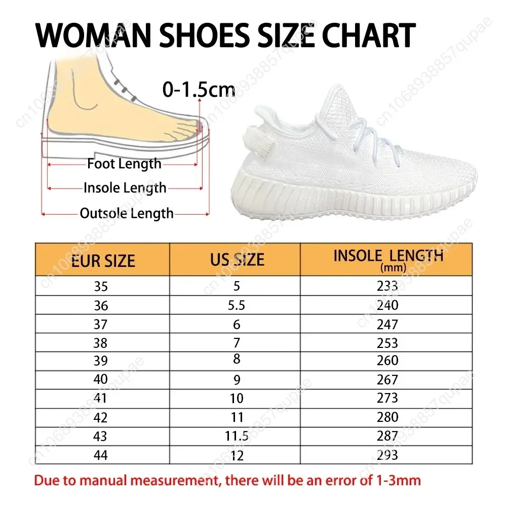 Custom Made Subliminal Print Casual Sports Breathable Men Women Knitted Shoes Sneakers WK6