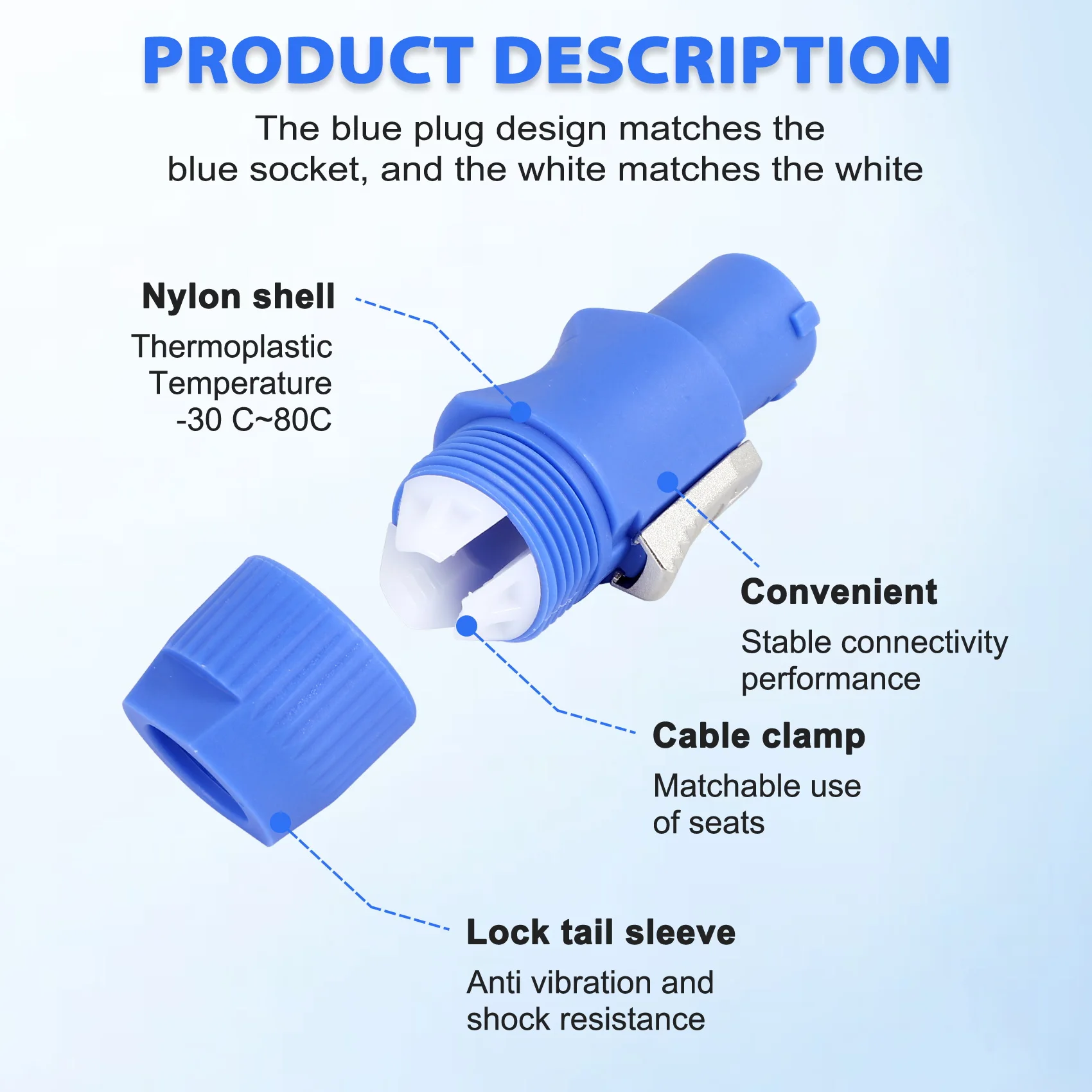 RISEN 10 مجموعة PowerCON نوع A NAC3FCA + NAC3MPA-1 محول لوحة توصيل الهيكل