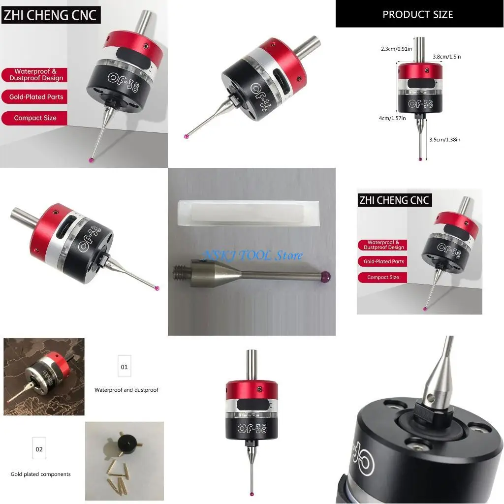 

L8RC Triggers Edges Finder Machining Center Milling Machine Three-coordinate Probe