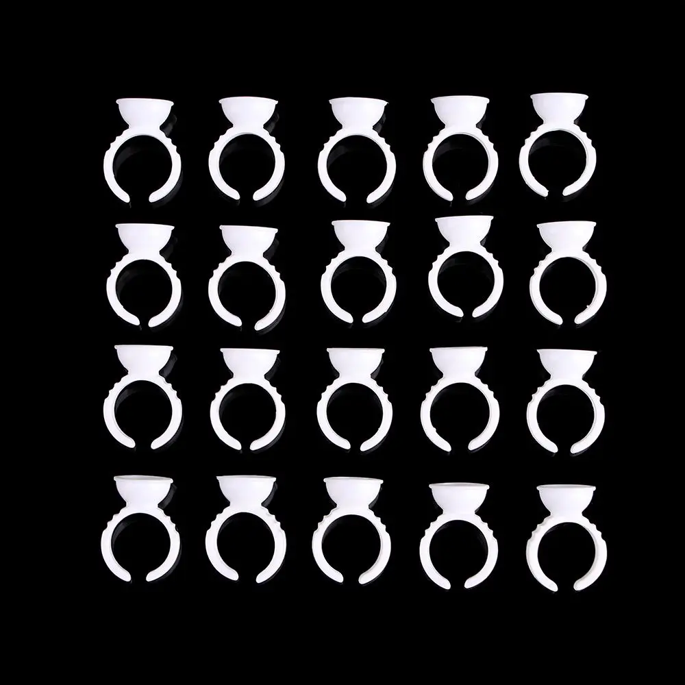 

Makeup Eyelash Pallet Lash Adhesive Pallet Makeup Kit Tool Glue Pallet Glue Ring Grafting Eyelash Tool Eyelash Extensions