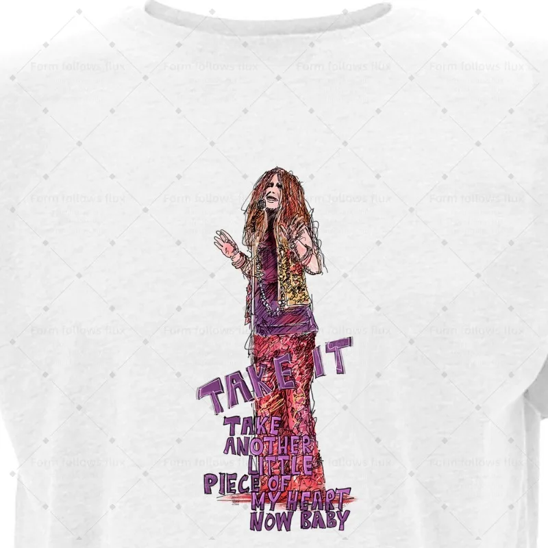 

2026 men T-Shirt Hoodie Hand Drawn Comic style Janis Joplin – Piece of My Heart BluesCountry Women Musicians Unisex S-6XL Plus S