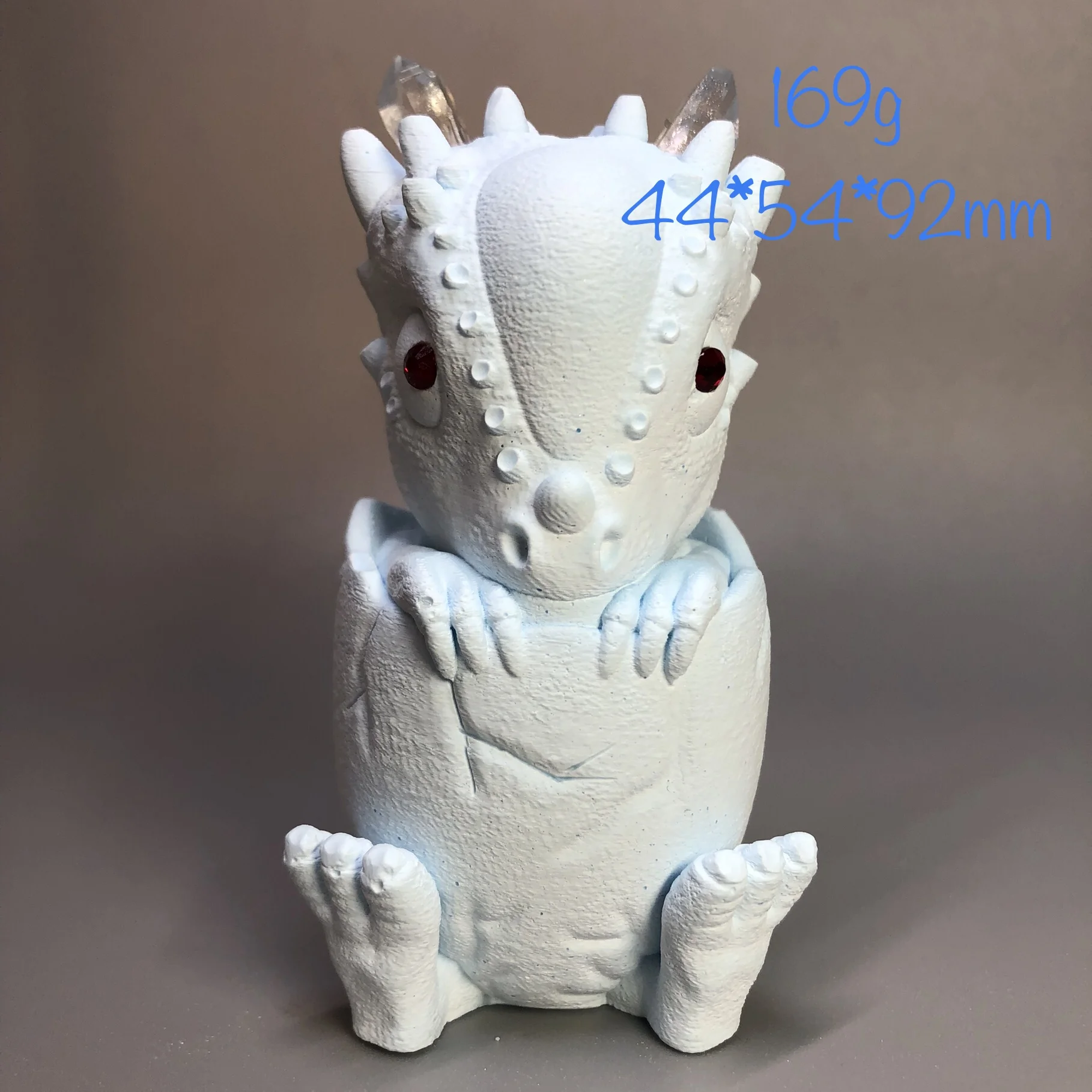 

Natural crystal Tufted dragon baby plaster sculpture handicraft decoration polishing gift Reiki healing
