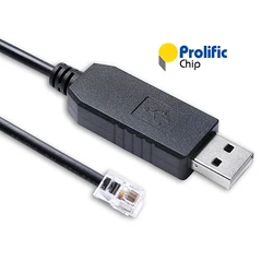 Losmandy Gemini RS232 Serial Communication Cable PL2303 USB to RJ22 4P4C for PC Connection to Losmandy Gemini System