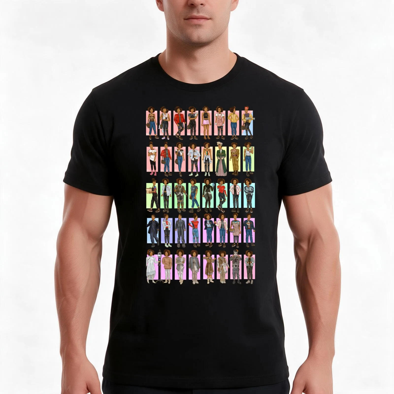 Every Bill Potts Outfit Ever T-Shirt Summer Casual Cotton Tee Oversized Streetwear Tops Vintage Graphic Print 100% Cotton