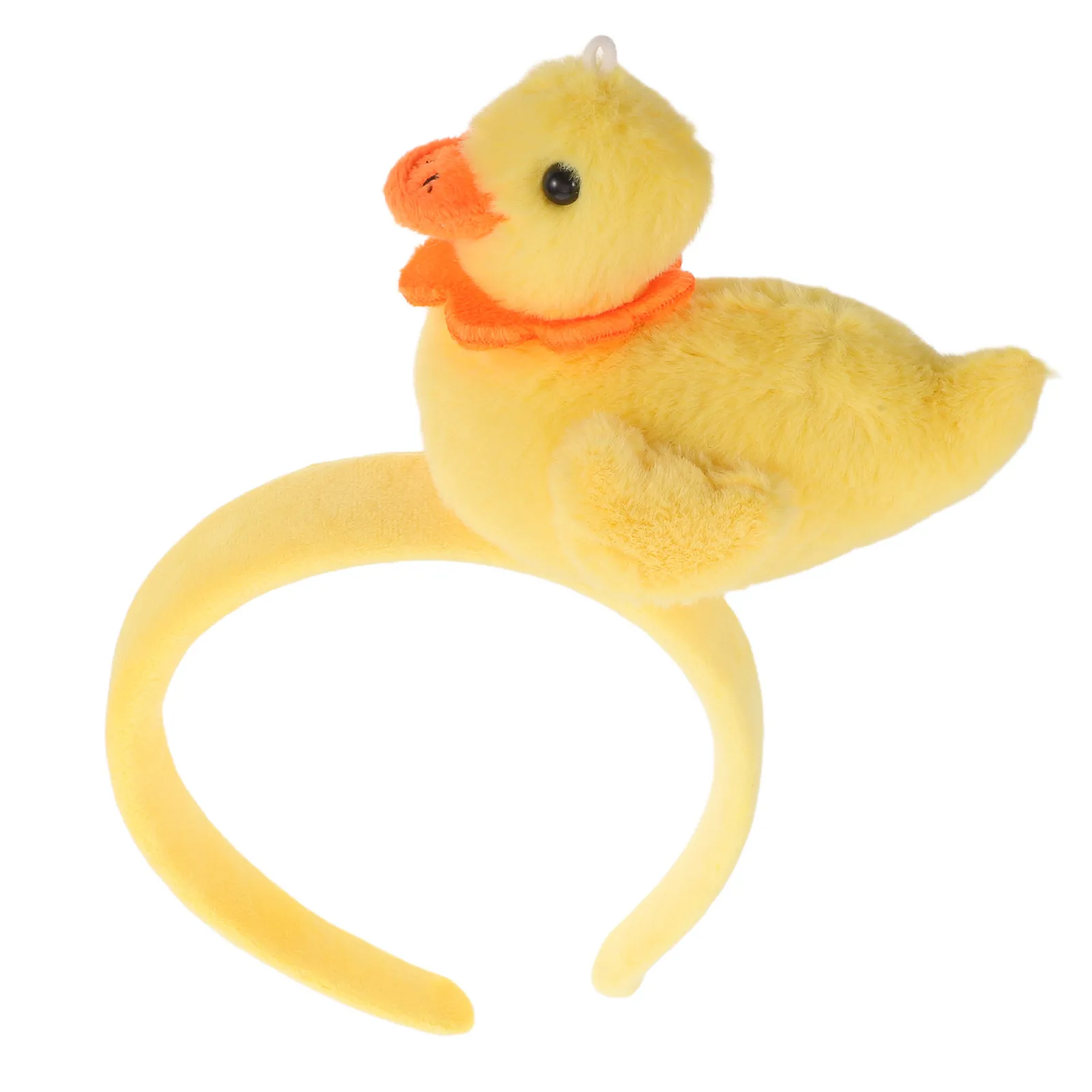 1pc Plastic Cloth Duck Headband Soft Plush Animal Hair Hoop Duck hairband Bachelorette Cosplay Costume Carnival Party Photo Prop