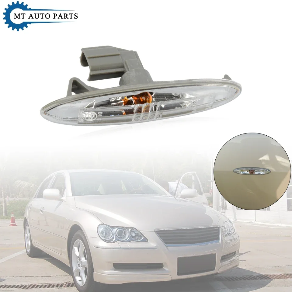 MTAP Fender Lamp For Toyota Reiz Mark X Crown Highlander For Lexus ES240 GS300 IS250 Side Turn Signal Light Blinker Flasher