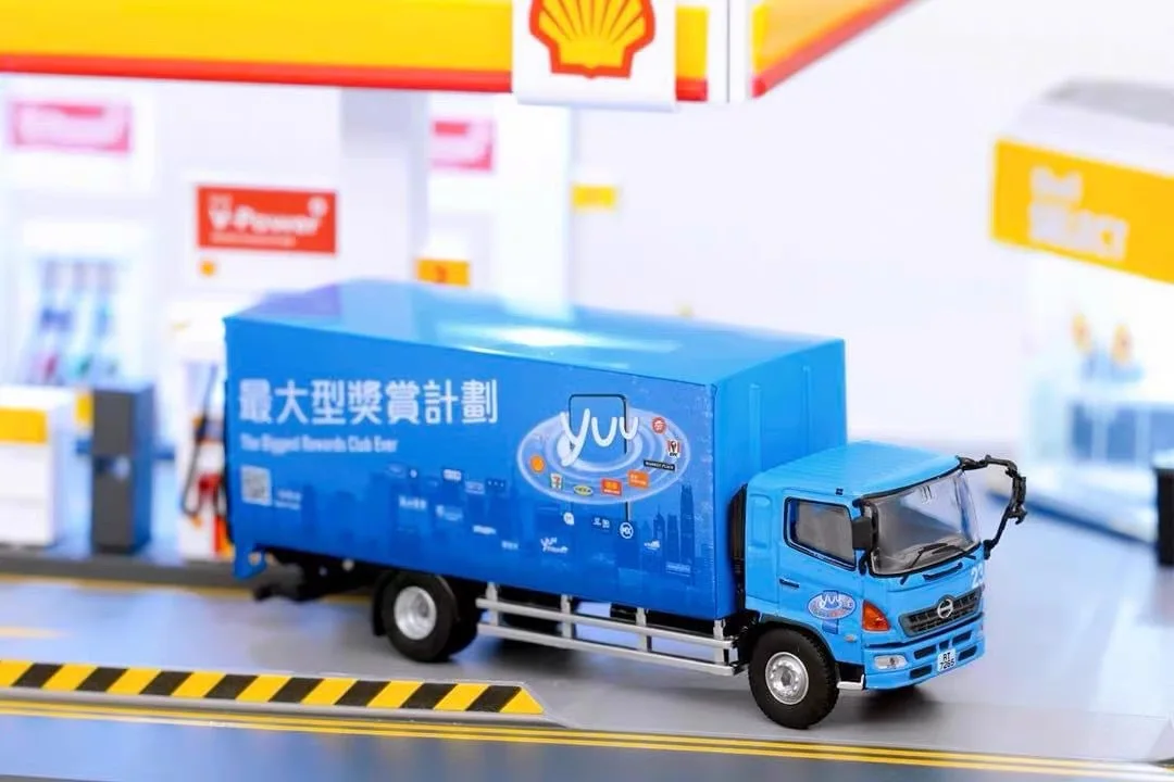 TINY 1:76 HINO 500 Box Lorry HongKong Diecast Model  Truck Model Collection Limited Edition Hobby Toys