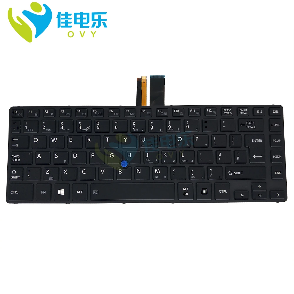 

UK English Backlit Keyboard For Toshiba Satellite Pro A40-C A40-C1430 A40-C1440 A40-C-18r R30-C R30-B R30-D Notebook Keyboard