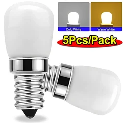 5/1PCS E12/E14 Light Bulbs LED Refrigerator Light Bulbs 220V LED Refrigerator Lamp Screw Bulb for Refrigerator Display Cabinets