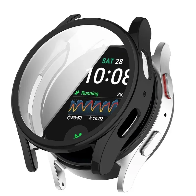 กรณีTPUสําหรับSamsung Galaxyนาฬิกา7 40มม.44มม.Anti-Scratchป้องกันหน้าจอป้องกันนุ่มสําหรับGalaxy Watch 7 40มม.44มม.