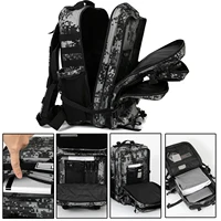 45L Tactical Backpack survival Bag Hunting MOLLE Backpack GYM For Men EDC Outdoor Hiking Rucksack Witch Bottle Holder - Image 5