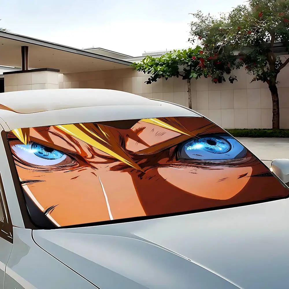 Classic Anme N-naruto-cool Stylish And Trendy Windshield Sunshade, Car Windshield Cover Car Sunshade Curtain Car Sun Protection